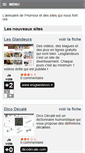 Mobile Screenshot of annuairehumour.lesiteofficiel.net