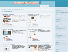 Tablet Screenshot of annuairehumour.lesiteofficiel.net